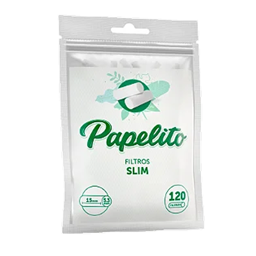 Filtro Papelito Slim 120 Unidades - Filtro para Cigarro