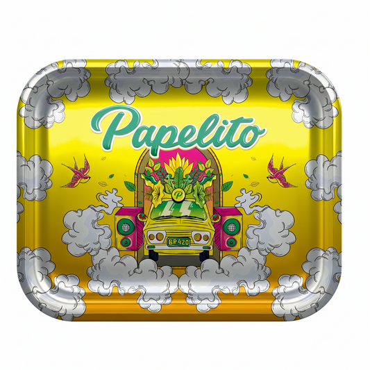 Bandeja Grande para Enrolar Papelito - Bandeja de Metal